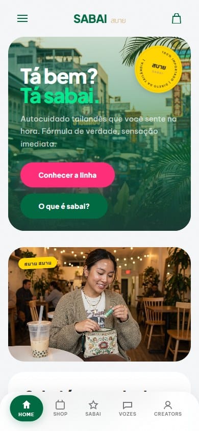 SABAI (สบาย) — mobile