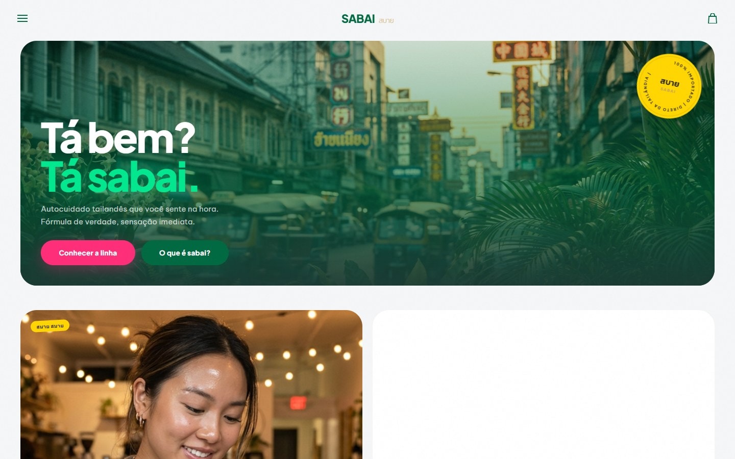 SABAI (สบาย) — Home